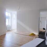 Komplettsanierung Altbauwohnung Berlin-Steglitz Wohnzimmer